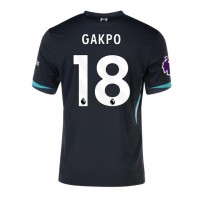 Liverpool Cody Gakpo #18 Fußballbekleidung Auswärtstrikot 2024-25 Kurzarm